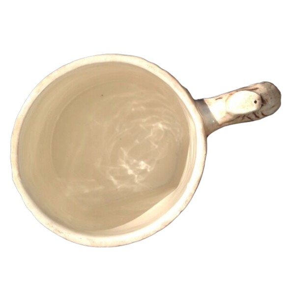 Vintage Treasure Craft New York Ceramic Coffee Mug Wood Grain Butterfly USA 3D - Picture 7 of 16